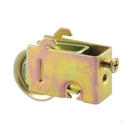 Prime-Line 1-1/4 in. Stamped Steel Roller Assembly, Unique Housing (Single Pack) D 1687